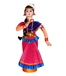 Mohini Attam Dancer from Kerala - Cloth Doll