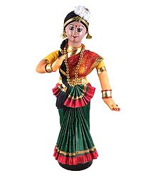 Mohini Attam Dancer - Cloth Doll