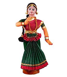Mohini Attam Dancer - Cloth Doll