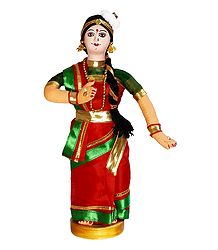 Mohini Attam Dancer - Cloth Doll