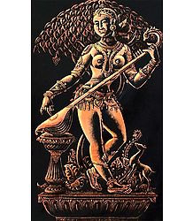 The Apsara - Painting on Silk