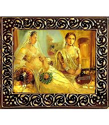 Princess and the Maid - Wall Hanging