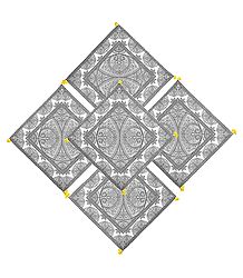 Set of 5 Printed Cotton Cushion Covers