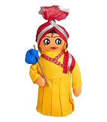 Gujrati Traveller - Cloth Doll