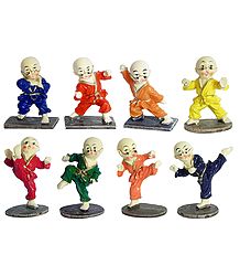 Set of 8 Karate Kids