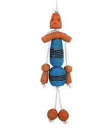 Decorative Terracotta Hanging Doll - Car Hanging 