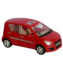 Red Acrylic Toy Car