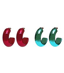 Set of 2 Acrylic Earrings