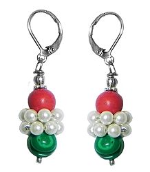 Multicolor Bead Earrings