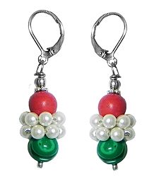 Multicolor Bead Earrings