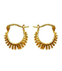 Gold Plated Hoop Earrings