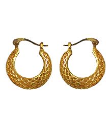 Gold Plated Hoop Earrings