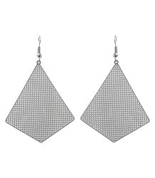 Metal Dangle Earrings with Fish Hook