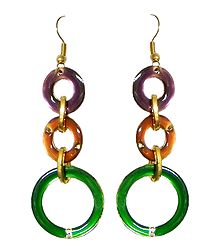 Metal Ring Earrings