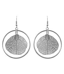 Metal Hoop Earrings with Fish Hook