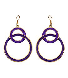 Acrylic Ring Earrings