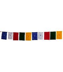 Multicolor Buddhist Prayer Flags for Car