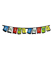 Om Mani Padme Hum Multicolor Buddhist Sticker Paper Prayer Flag