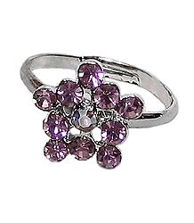Light Mauve Stone Setting Ring