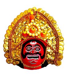Chhau Dance Face - Unframed Photo Print on Paper