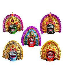 Chhau Dance Faces - Unframed Photo Print on Paper