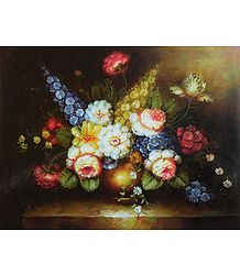 Colorful Flowers in a Vase