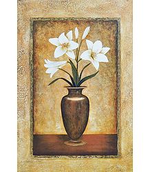 White Lily in a Vase