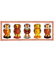 Colorful Owls - Unframed Photo Print on Paper