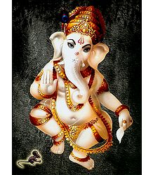 Dancing Ganesha - Poster