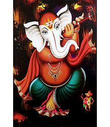Ganesha Playing Shehnai