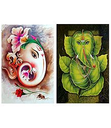 Lord Ganesha - Set of 2 Posters