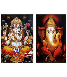 Lord Ganesha - Set of 2 Posters