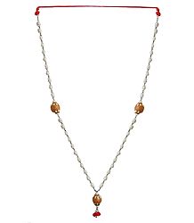 White Bead Garland