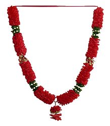 Red Ribbon Garland