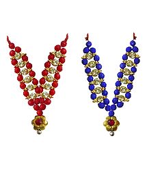 Set of 2 Small Bead Garlands