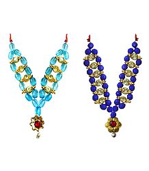 Set of 2 Small Bead Garlands
