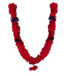 Red Synthetic Paper Garland