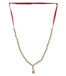 White Bead Garland