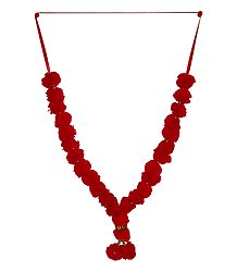 Red Woolen Balls Garland