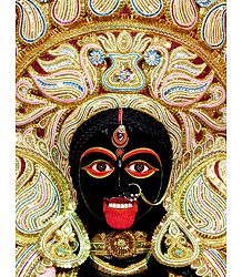 Face of Goddess Kali