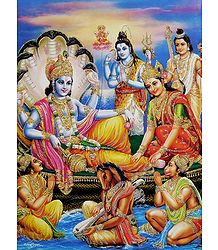 Lakshmi Narayan - Glitter Poster