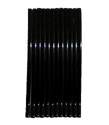 Set of 12 Black Hair Clips
