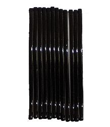 Set of 12 Black Hair Clips