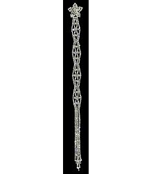 Stone Studded Metal Jewelry for Braided Hair