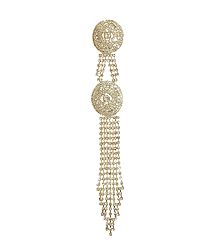 Stone Studded Metal Jewelry for Braided Hair