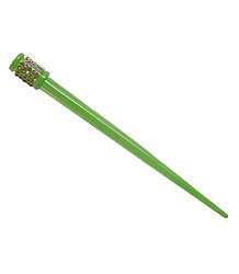 Stone Studded Acrylic Pin for Hair Bun