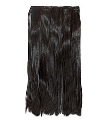 Dark Brown Clip-On Artificial Hair Extension