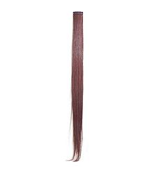 Reddish Brown Clip-On Artificial Hair Highlight Extension