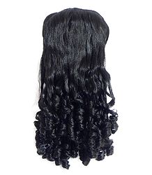 Synthetic Curly Hair Extension on Comb