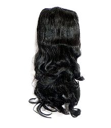 Curly Hair Extension on Comb